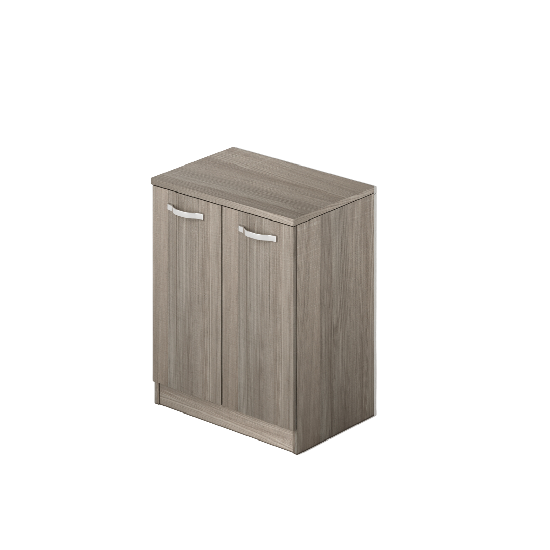 Base cabinet for laundry room with 2 doors in Elm color H85.5x71x50cm