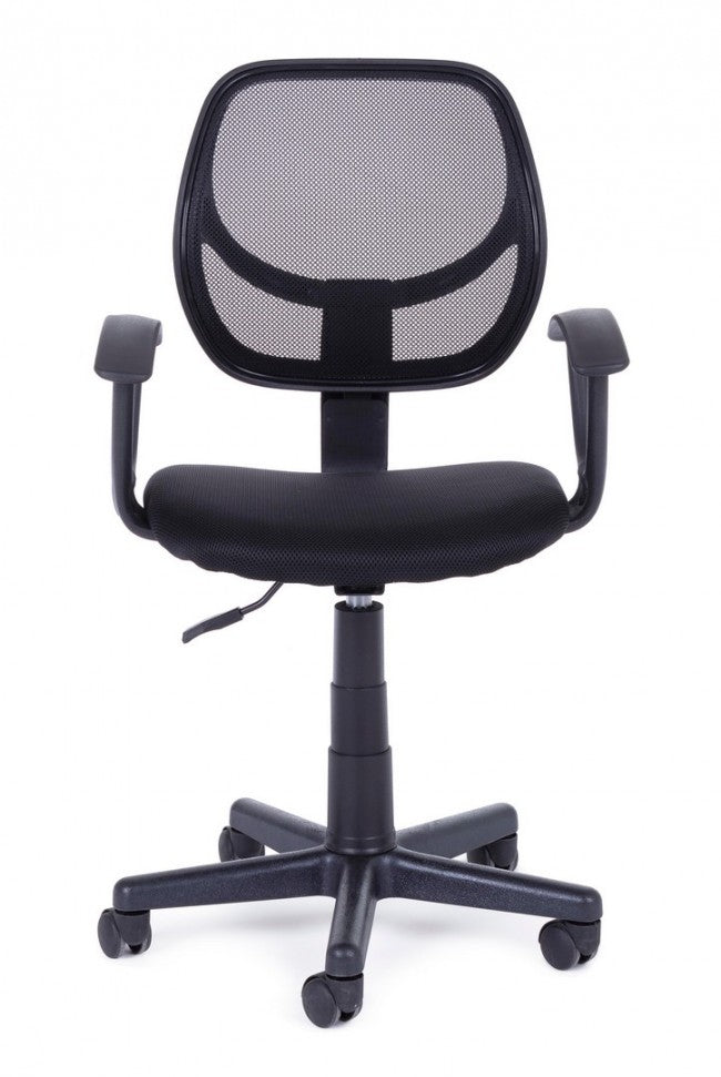 Black office chair with Bizzotto armrests