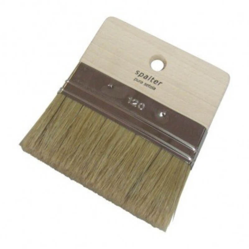 Spalter with wooden handle and 70 mm wave effect bristles