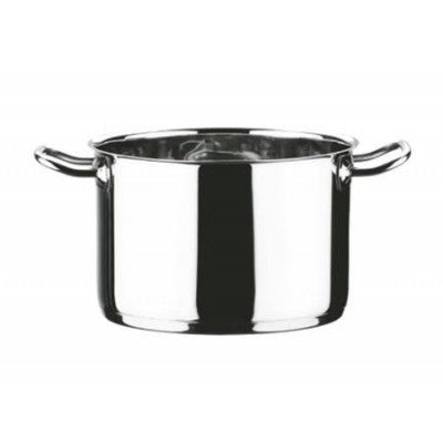 ABERT Pot 2 Handles Daily Plus in 18-10 Stainless Steel - cm.24 FER-352918