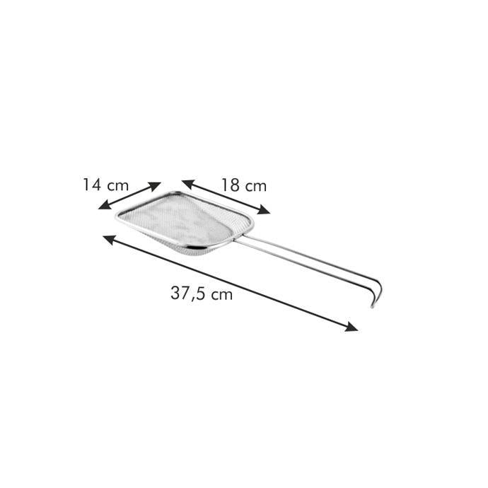 Pala escurridora de acero inoxidable GrandChef 14x18cm