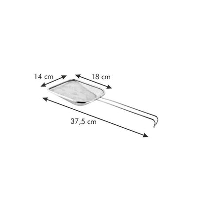 Pala escurridora de acero inoxidable GrandChef 14x18cm