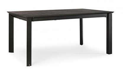 Konnor anthracite Iperbriko extendable garden table