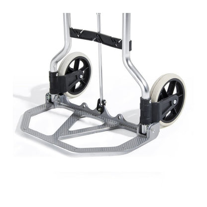 Foldable aluminum trolley with 45 kg capacity