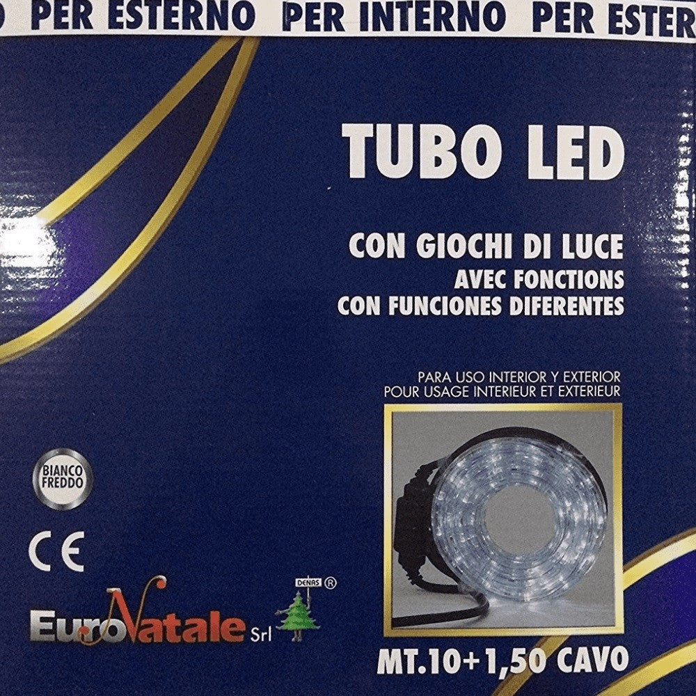 White Led tube with motor for outdoor 10 meters Euronatale