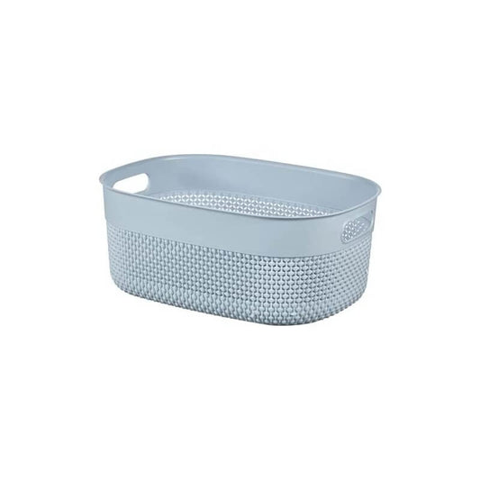 Wire Basket M Stone Blu Cm38X29X15H