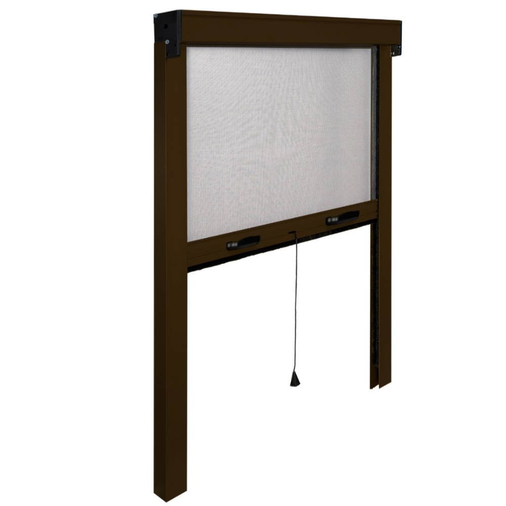 Mosquitera marrón vertical Dimensiones cm 80 x 170 h