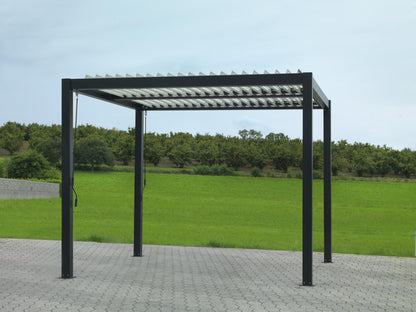 Pérgola de aluminio manual Tennessee m3x3h2.3