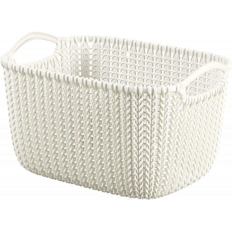 Keter Cesta Rectangular Blanco Oasis Blanco 38,5X28,5X23,5Cm