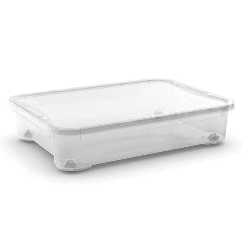 Transparent Multipurpose Container With Wheels T Box Xxm