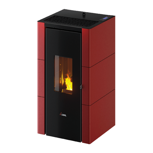 Estufa de pellet Cristal 7 Potencia 7KW