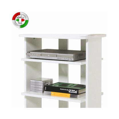 White Ash TV trolley 3 shelves Cm 60x45xH 81