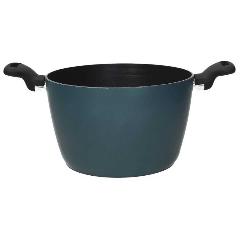 Casserole 2 Handles 24 Cm Blue Aluminum