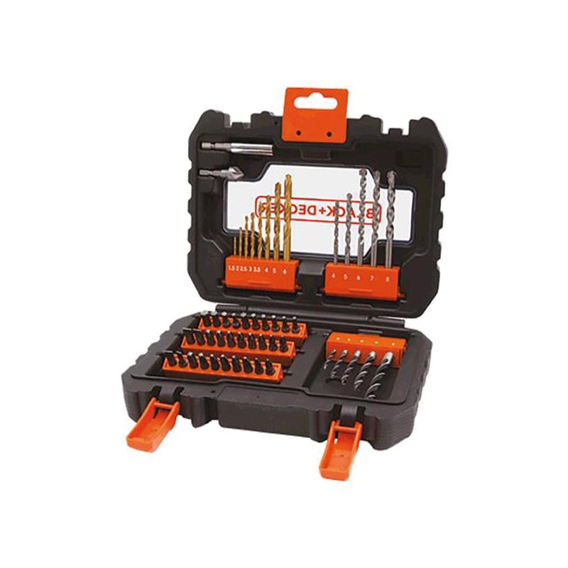 Black & Decker 50-piece set for drilling and screwing