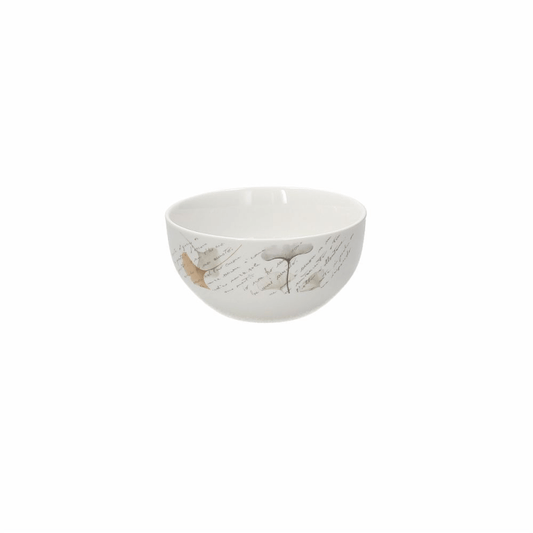 Romantic bowl 630 cc Poesia Beige Porcelain Linhea Madison