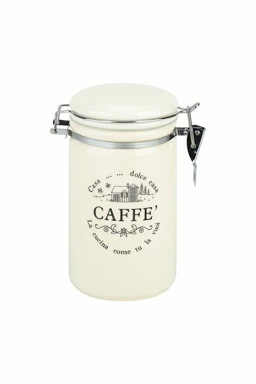 850 ml coffee jar in porcelain.