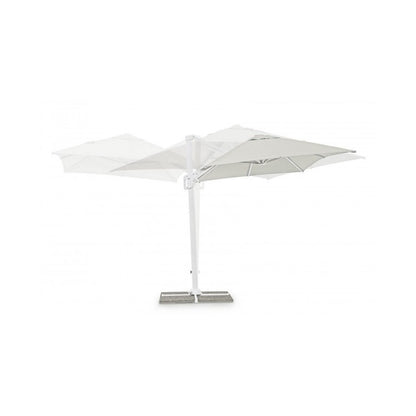 Eden white-natural arm umbrella 2x3 m