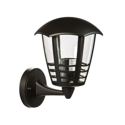 Outdoor wall lamp in aluminum Black ETNA UP 17x19,3x h23 cm