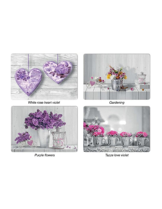 Assorted Shabby White Lupia placemat 31x45 cm