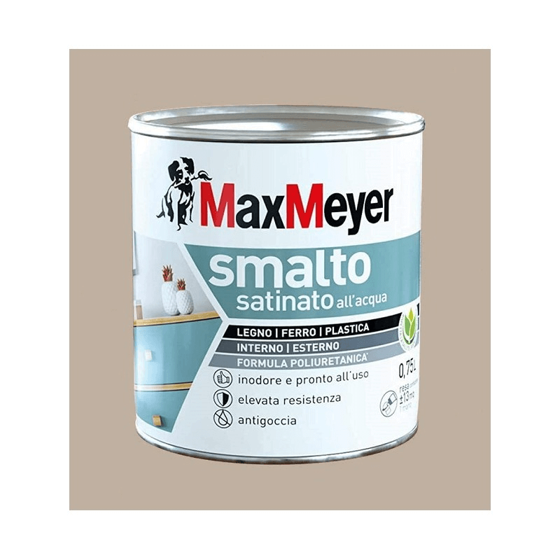 Satin Water-based Enamel Dove Gray 0,75Lt