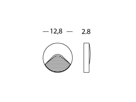 Pitchmark 2,2W Led 4000K Aluminium Club Line