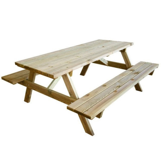 Mesa plegable con bancos de madera mesa de picnic jardinería camping