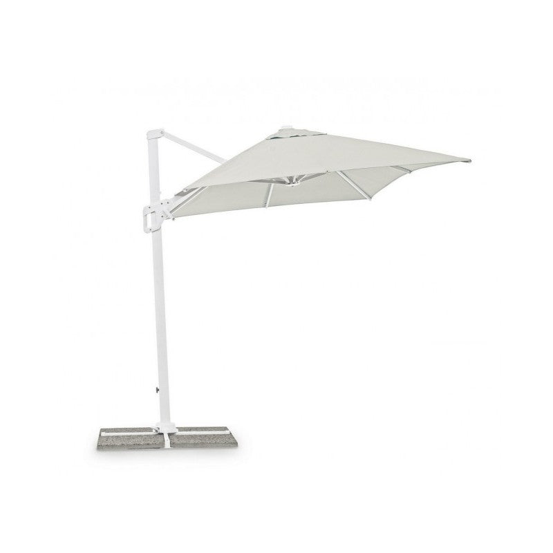 Eden white-natural arm umbrella 2x3 m