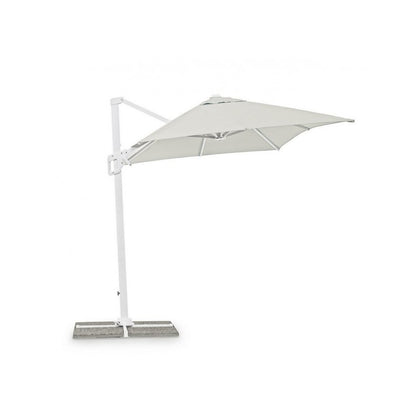 Eden white-natural arm umbrella 2x3 m