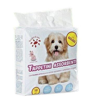 Set 10 Absorbent Mats For Dogs And Cats 60x60