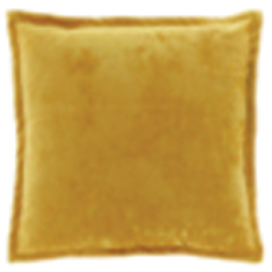 Tatum cushion 45x45cm yellow bamboo