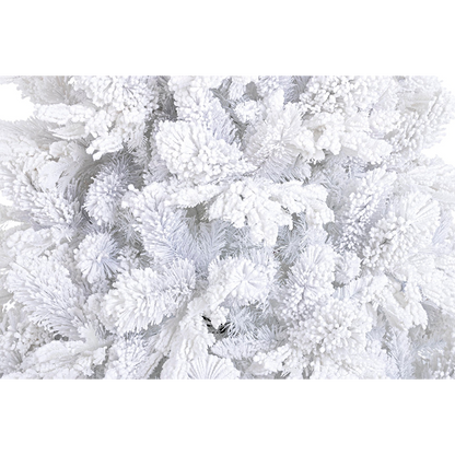 Alberg white snow-covered Christmas tree H 210 x Ø130 cm