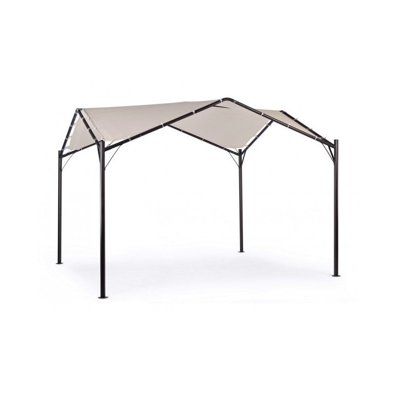 Kuppelpavillon für den Garten anthrazit-grau 3,5x3,5xh 260 cm