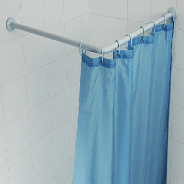 White aluminum curtain rod 80x80 cm