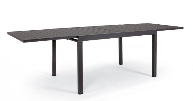 Adjustable Powder Coated Aluminum Table 135-270x90 Antr Yk13