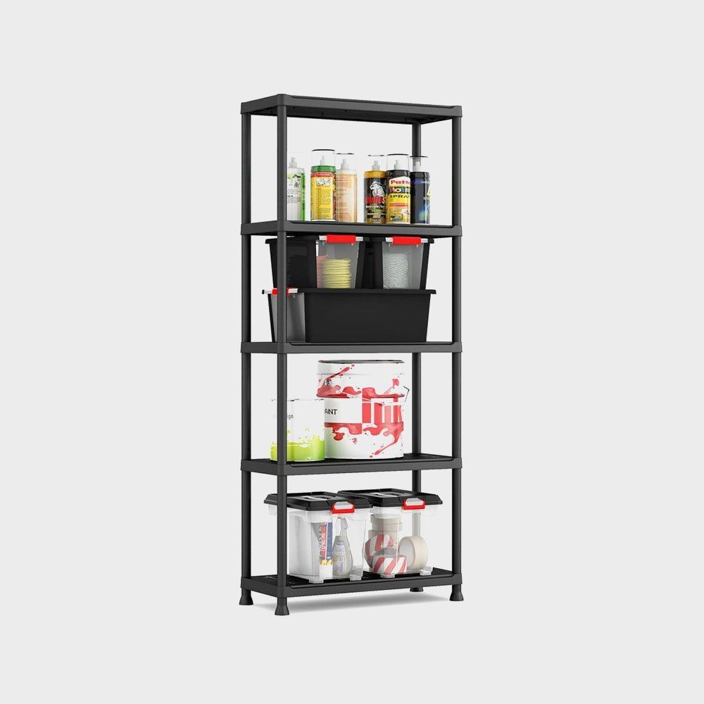 Modular Plastic Shelf 5 Shelves