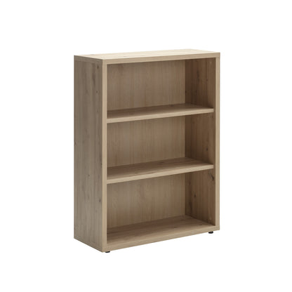 Low Bookcase with 2 Adjustable Shelves - 111.90 cm x 81.60 cm x 35.70 cm