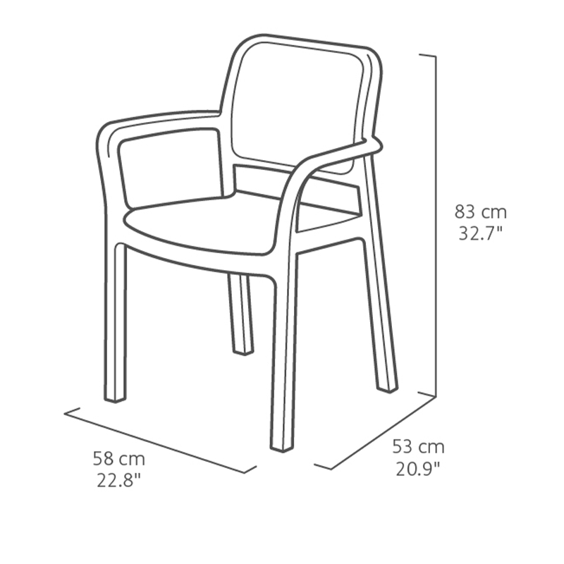 Samanna cappuccino armchair