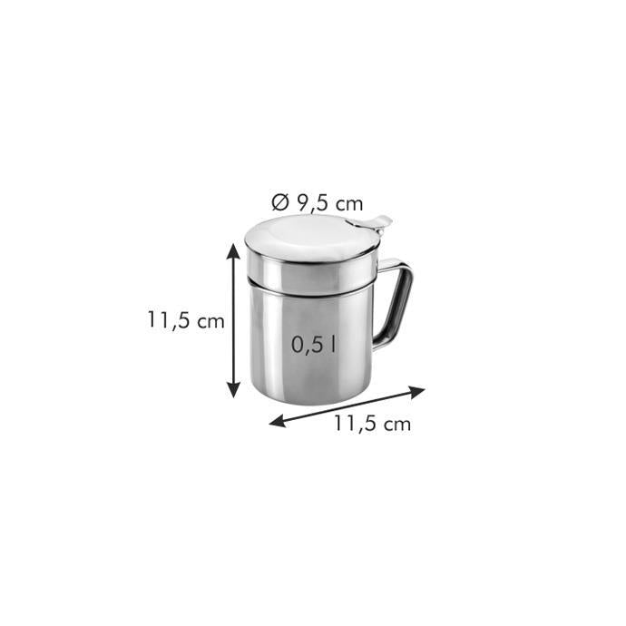 Store GrandChef Oil in 0.5L stainless steel