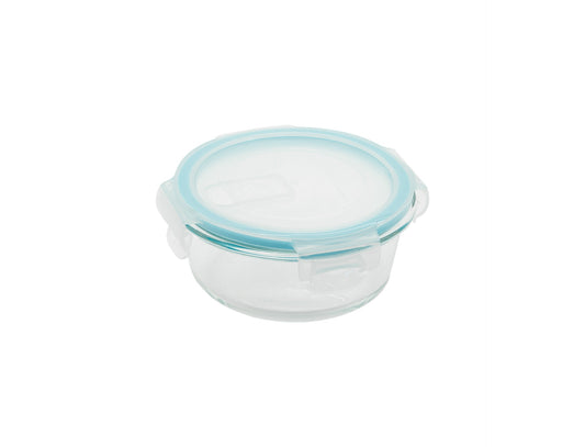 Round Container With Lid With Vent 400 Ml Glass