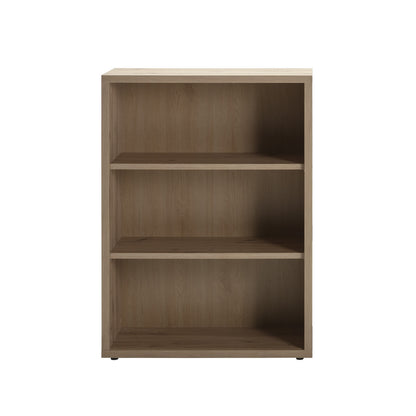 Low Bookcase with 2 Adjustable Shelves - 111.90 cm x 81.60 cm x 35.70 cm