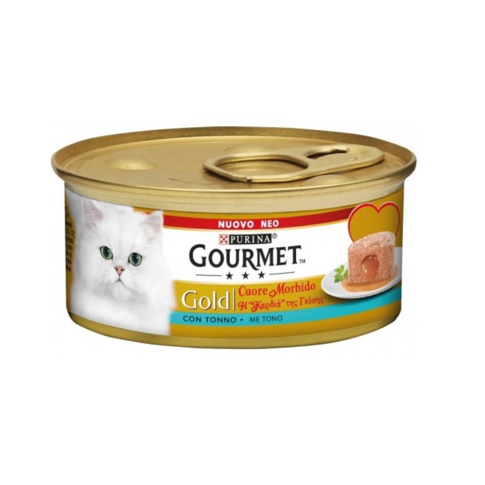 Gourmet Gold Heart Atún Blando Purina 85 gramos