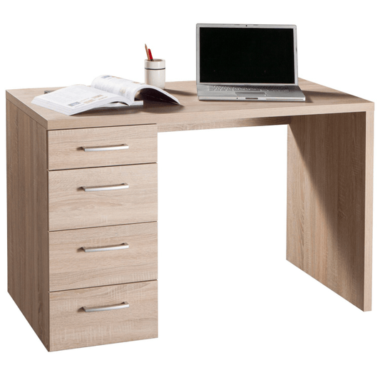 Sonoma oak 4-drawer desk