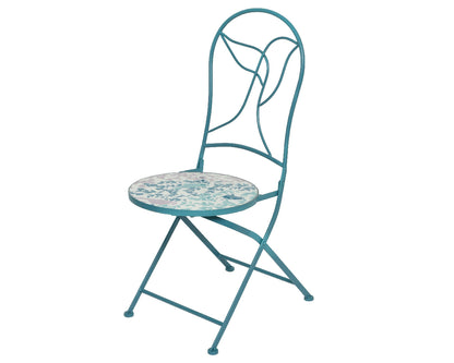 Minca Outdoor Folding Iron Bistro Chair