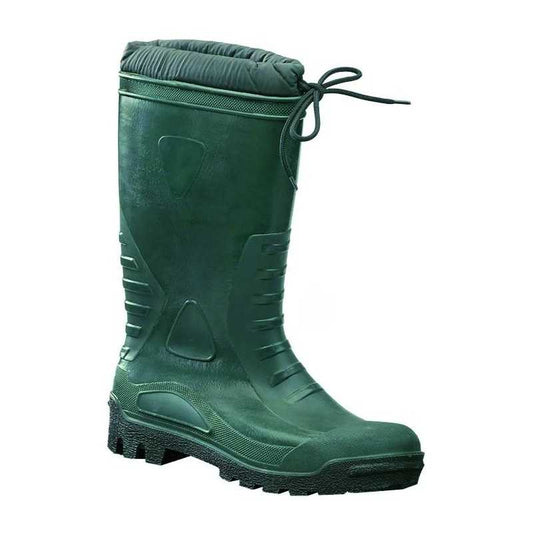 Botas de seguridad Husky S5 hasta la rodilla en PVC verde neón número 42.