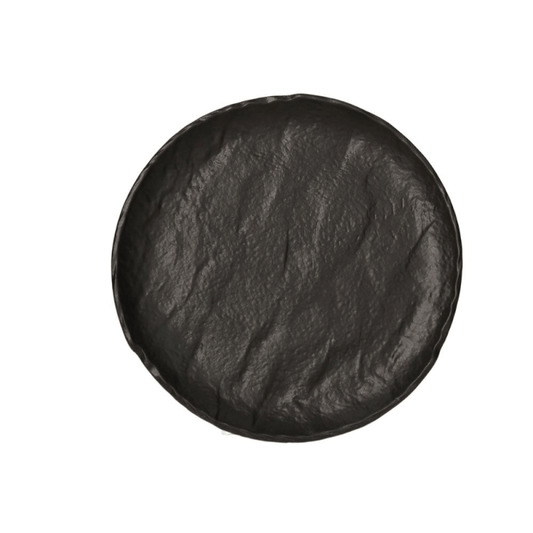 Plato de pan 16 cm Negro en porcelana