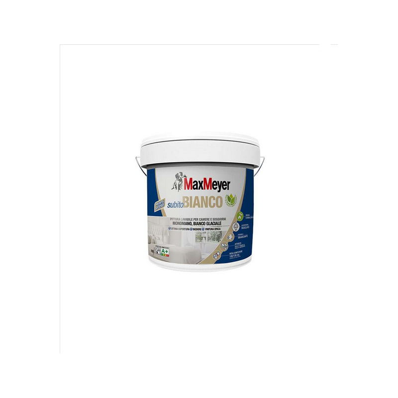 Pintura de pared lavable al instante blanca 10 litros