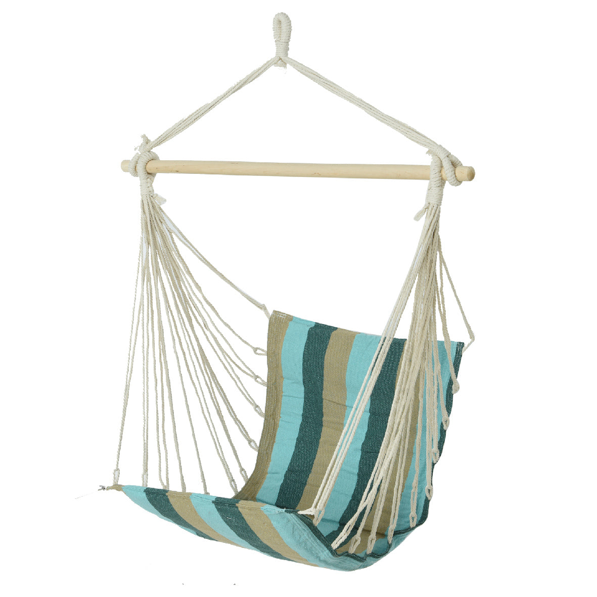 Hammock chair 3 assorted colors in 100% FSC cotton