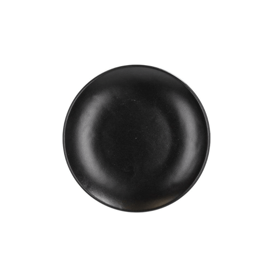 Dessert plate 20x2,5h cm Stoneware Black Tatami Line