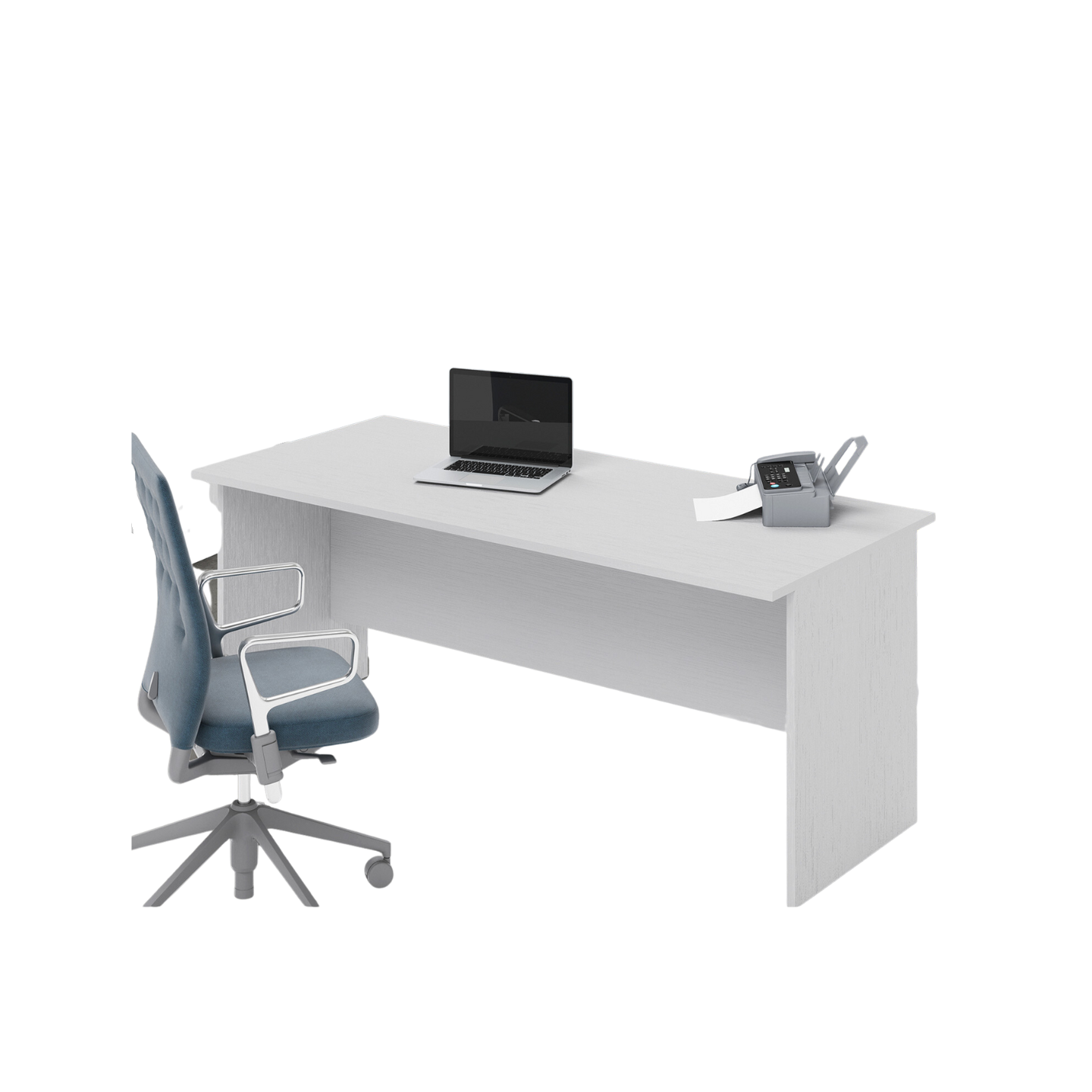 Office Desk White H74x180x80cm