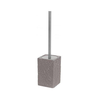 Elegant toilet brush holder in gray Petra series